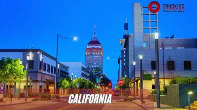 California trucking coverage map