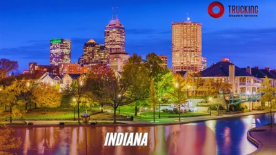 Indiana trucking coverage map